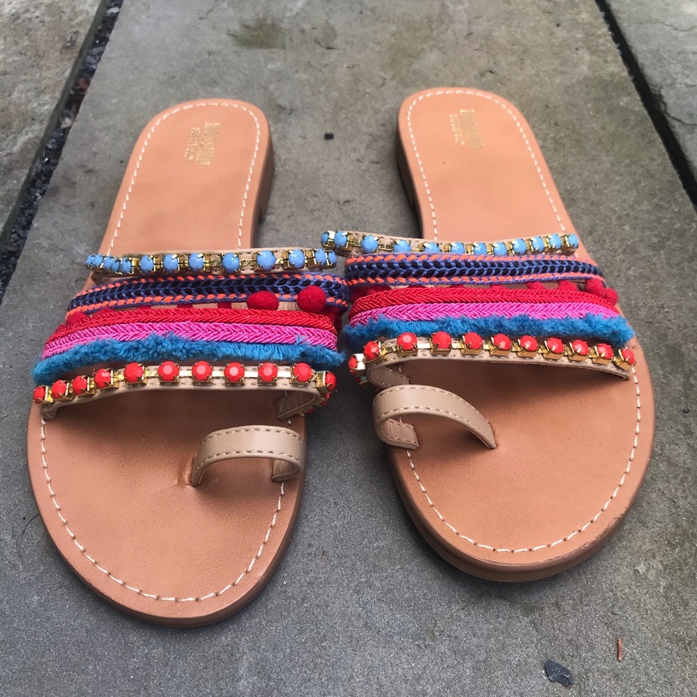 Colorful sandals